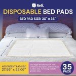 Reli. XL Disposable Bed Pads – 35 Pack