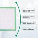 50 Pack Extra Large Disposable Bed Pads