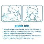 50 Pack Pink Disposable 3-Ply Earloop Masks