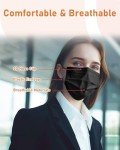 TeNice Disposable Face Masks 100 Pack - Black
