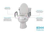NOVA Medical Toilet Seat Riser with Handles