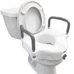 Carex Raised Toilet Seat with Arms - B31877