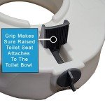 Carex Raised Toilet Seat with Arms - B31877
