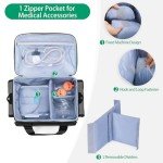 Yarwo Portable Nebulizer Carrying Case in Gray