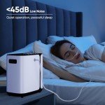 Home Oxygen Generator with Adjustable Flow and Display