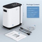 Home Oxygen Generator with Adjustable Flow and Display