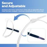 Replacement Headgear with Silicone Frame for CPAP Masks