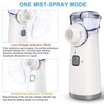 Portable Nebulizer - Nebulizer Machine for Adults and Kids Travel and Household Use, Handheld Mesh Nebulizer Spacer OTC Parts