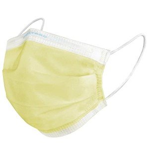 HALYARD Level 1 Yellow Disposable Masks, Box of 50