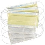 HALYARD Level 1 Yellow Disposable Masks, Box of 50