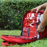 Fully Stocked Trauma Kit Medical Backpack - Tan