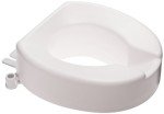 Elevated Toilet Seat with Armrests - 4-Inch