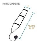 Stander BedCaddie, Pull Up Assist Bed Ladder with Non-Slip Handles for Adults, Seniors, and Elderly, Adjustable Length Bed Lift, Sit Up Helper Bed Assistance, Mobility Aid for Handicapped and Injured