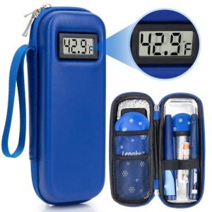Insulin Cooler Travel Case with Temperature Display
