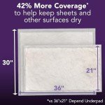 Depend XL Disposable Bed Pads for Adults, 48 Count