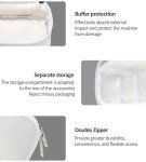 Sweluxe Portable Nebulizer Carrying Case - White