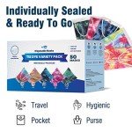 WECARE 50 Pack Assorted Tie Dye Face Masks