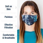 WECARE 50 Pack Assorted Tie Dye Face Masks