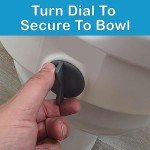 Carex E-Z Lock Raised Toilet Seat with Handles