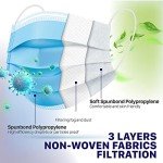 USA Made Disposable Face Mask 50 Pack - Light Blue