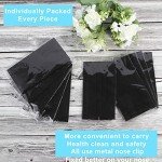 100 Pack Black Disposable 3-Layer Face Masks