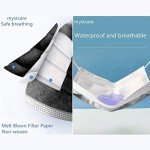 100 Pack Black Disposable 3-Layer Face Masks