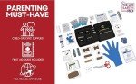Kids Portable First Aid Kit with CPR Shield
