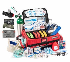 Premium First Responder Bag with 250+ Supplies