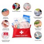 116-Piece First Aid Kit for Home and Travel