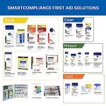 SmartCompliance 50-Person First Aid Kit in Metal Cabinet