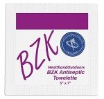 BZK Antiseptic Wipes - 125 Alcohol-Free Towelettes
