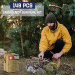 149-Piece Emergency Survival and First Aid Kit