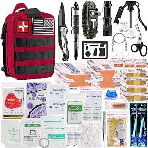 282PCS Survival First Aid Kit for Outdoor Adventures