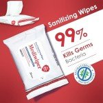 Alcohol-Free Antibacterial Hand Sanitizing Wipes - 80ct