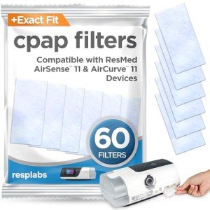 Resplabs CPAP Filters for ResMed AirSense 11 (60 Pack)