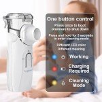 USB Rechargeable Portable Ultrasonic Nebulizer for All Ages
