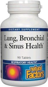 Natural Factors Lung & Bronchial Health Supplement, 90 Tablets