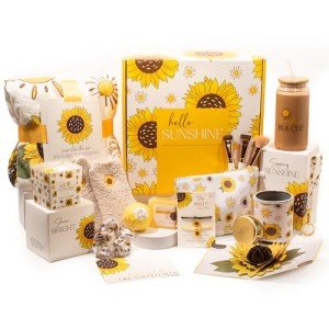 Sunflower Care Package Gift Box for Women
