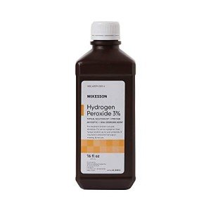 McKesson Hydrogen Peroxide 3%, 16 oz, 12 Pack