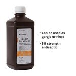 McKesson Hydrogen Peroxide 3%, 16 oz, 12 Pack