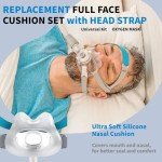 CPAP Full Face Mask with Headgear and Accessories