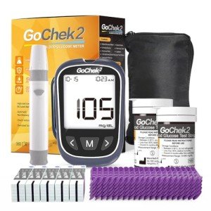 MicroTech Blood Glucose Monitor Kit with 100 Strips