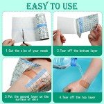 Waterproof Transparent Adhesive Bandage Tape (6"x5.47")