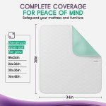 Reusable Incontinence Bed Pads - 4 Pack