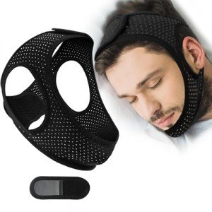 Adjustable Anti-Snoring Chin Strap for Comfortable Sleep