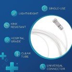 7 Foot Lightweight Oxygen Nasal Cannula - 5 Pack