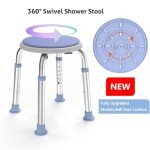 Rotating Shower Chair for Easy Bathtub Access