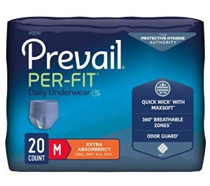 Prevail Per-Fit Men's Daily Protective Underwear, Medium