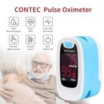CONTEC CMS50M Pulse Oximeter with Neck/Wrist Cord