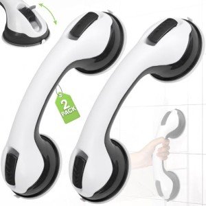 12 Inch Suction Cup Grab Bars for Bathrooms